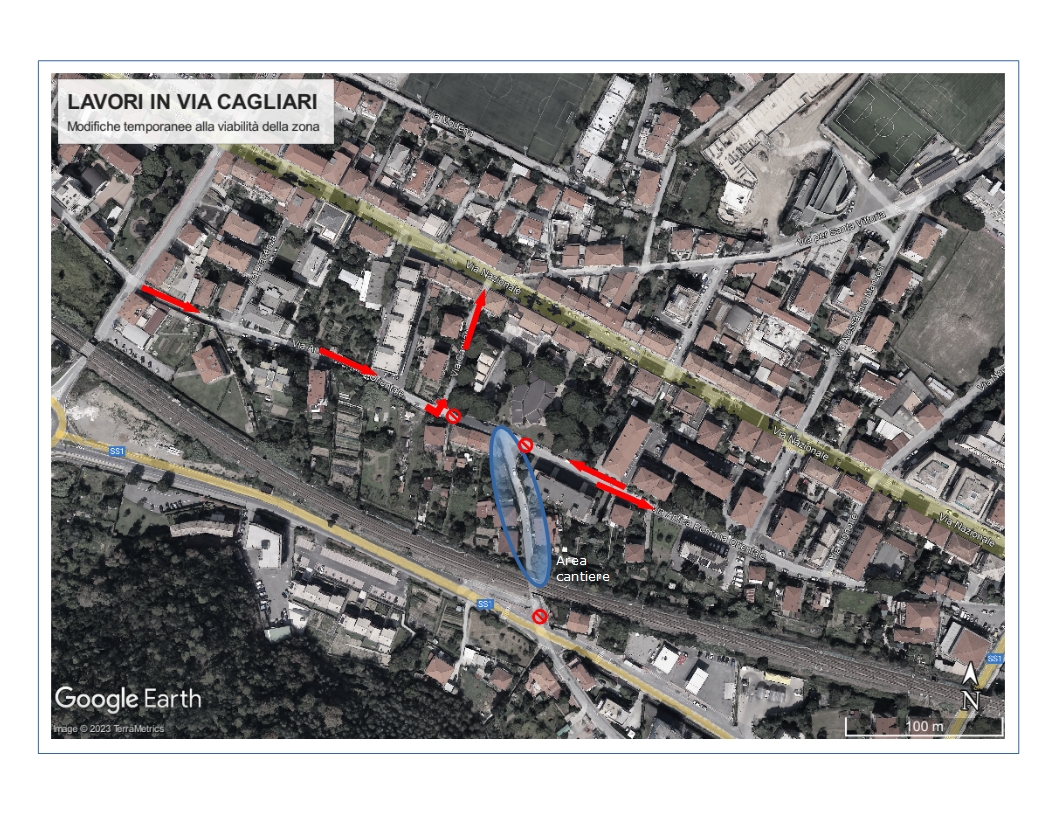 mappa lavori via cagliari aprile 2023 mappa lavori via cagliari aprile 2023